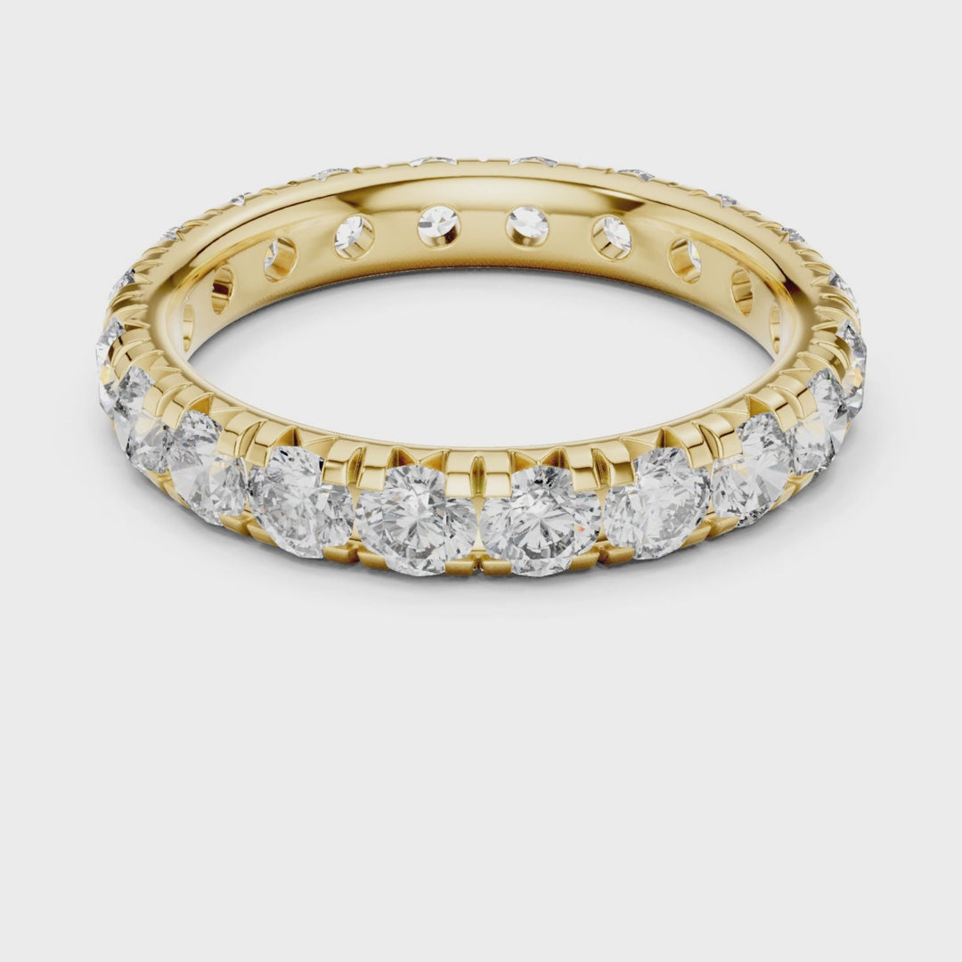 U-Pavé 2.2 ctw Diamond Eternity Band - B1172