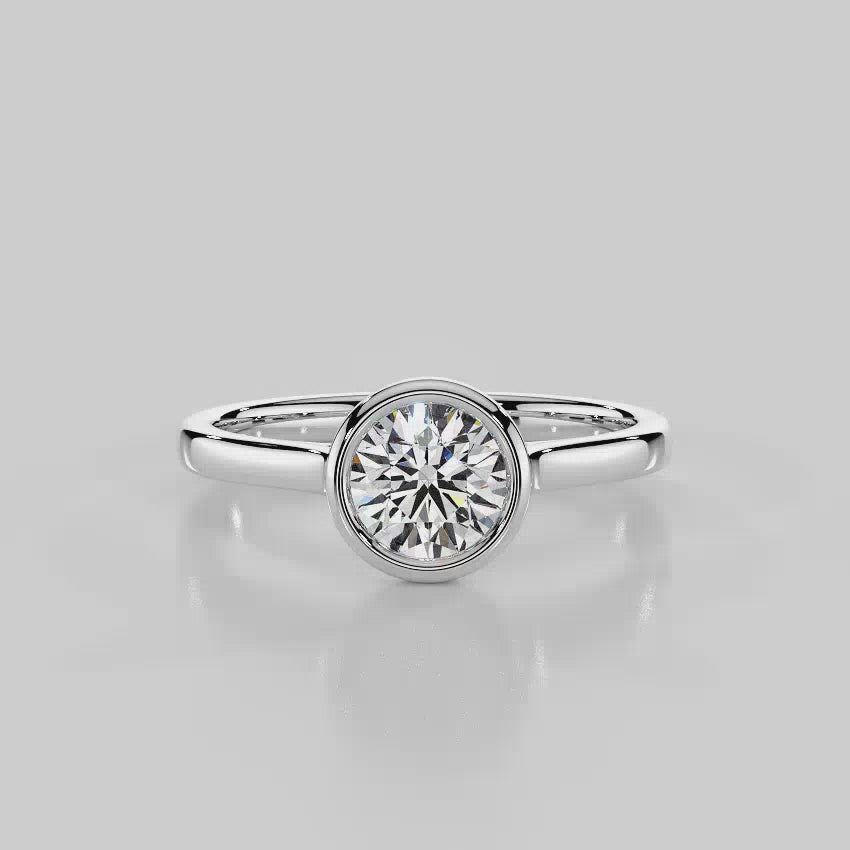 Pure Bond Bezel Engagement Ring - R1010