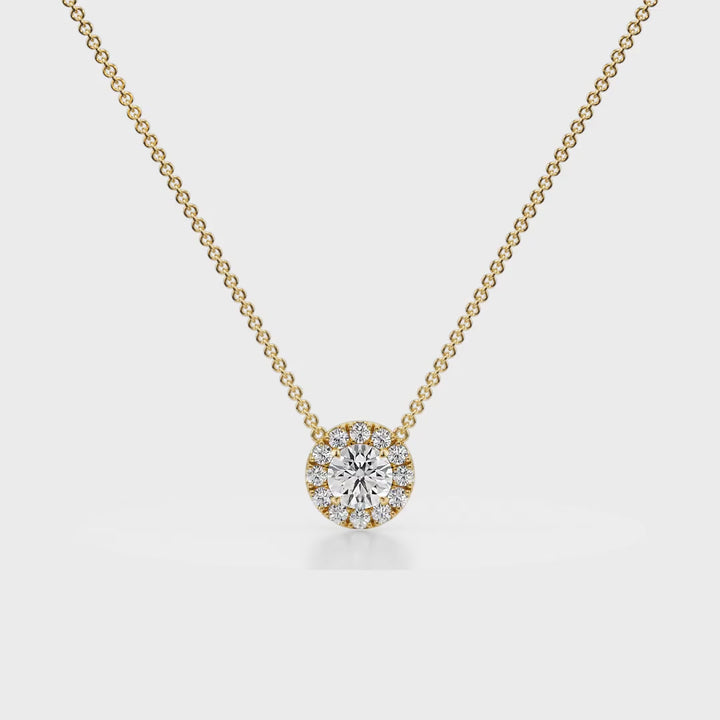 True Sparkle Halo Pendant - P1105