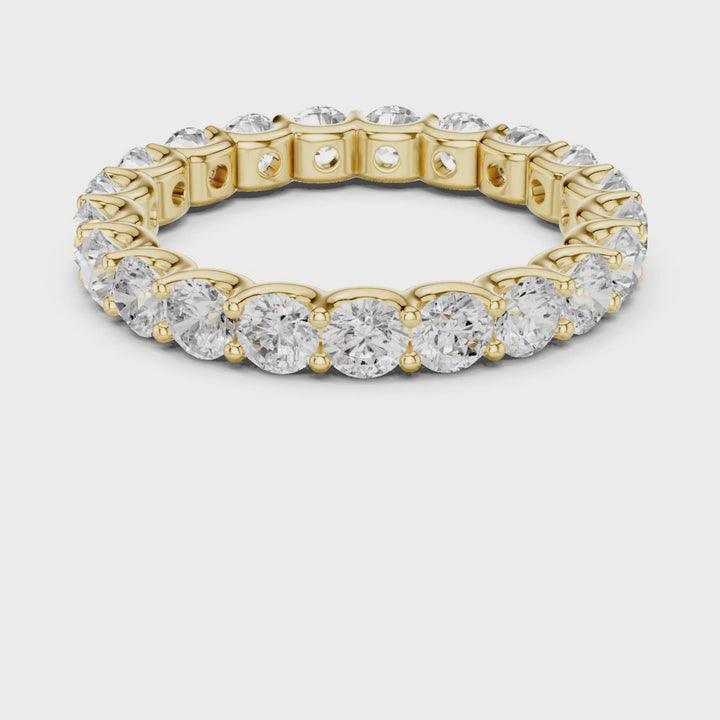 Cushion Square Cut 2.8 ctw Diamond Eternity Band - B1184