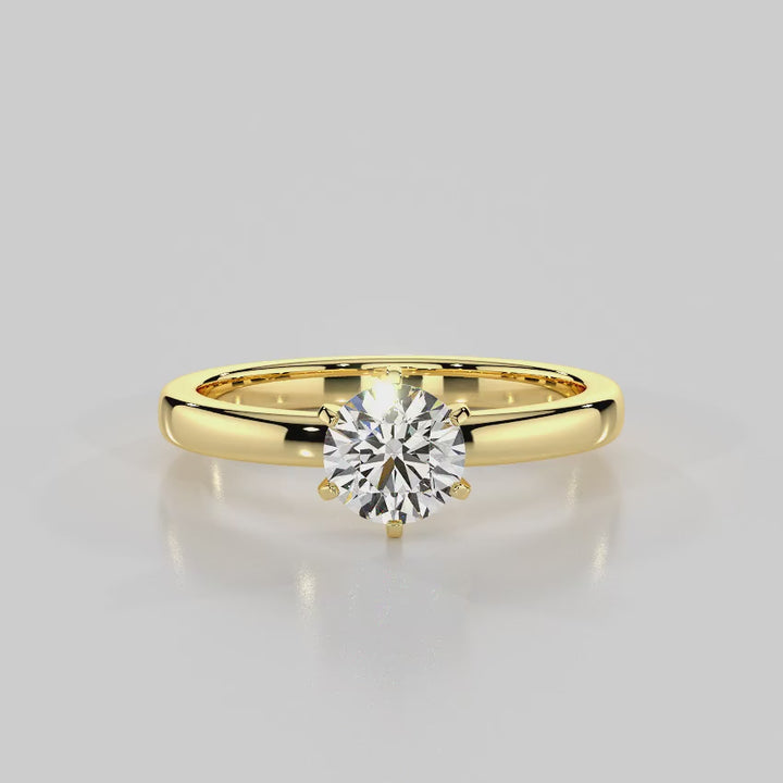 Classic Beauty  Solitaire Engagement Ring - R1008