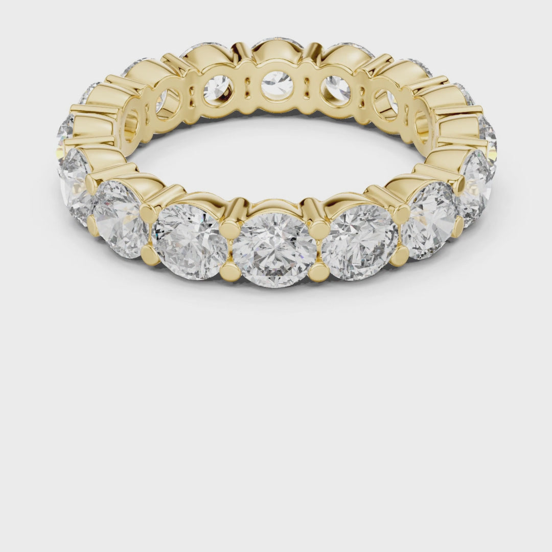 Round 4.8 ctw Diamond Eternity Band - B1141