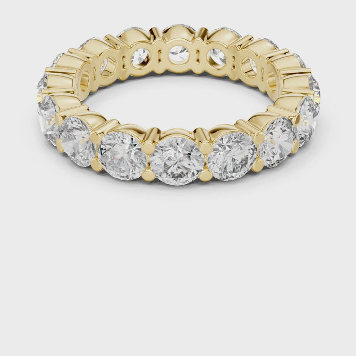 Round 4.8 ctw Diamond Eternity Band - B1141