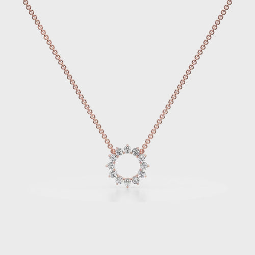 Eternal Love Pendant 18K Rose Gold