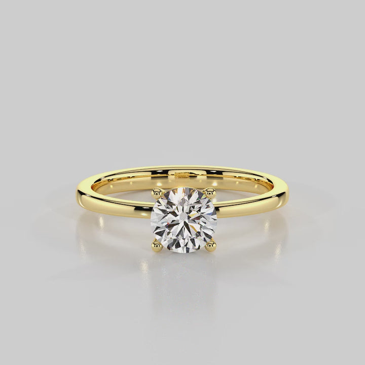 Classic Elegance Solitaire Engagement Ring - R1001