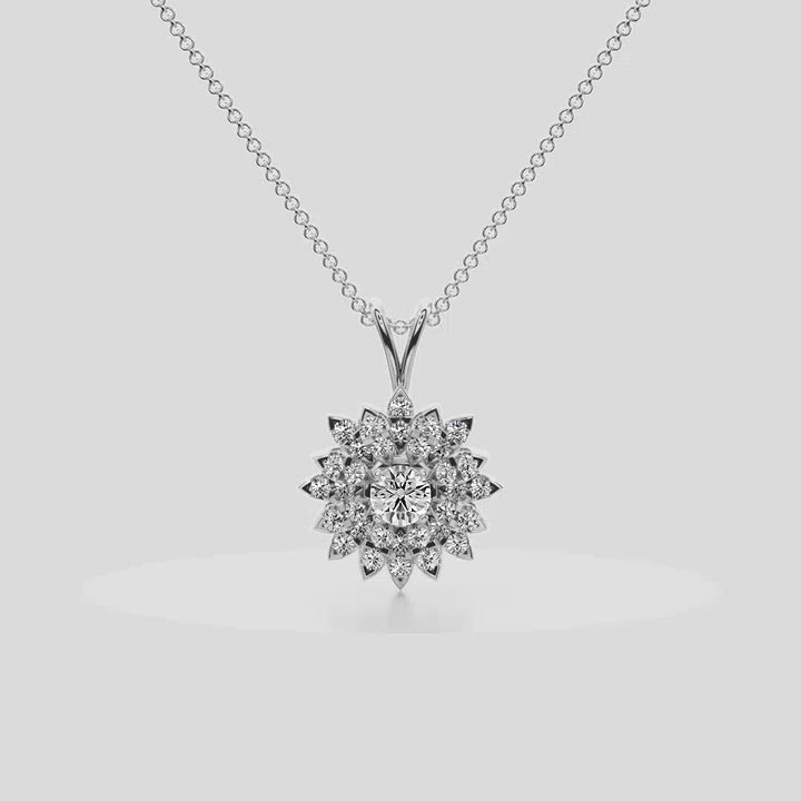 Blossom Diamond Pendent - P1106