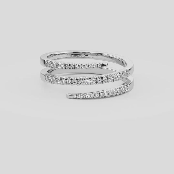 Eternal Spiral Wedding Band - B1015