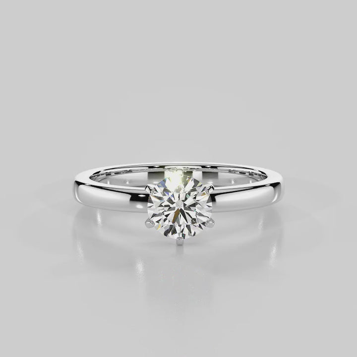 Classic Beauty  Solitaire Engagement Ring - R1008