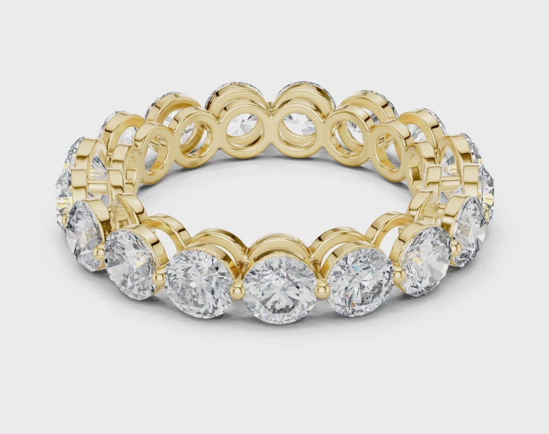 Round 4 ctw Diamond Eternity Band - B1124