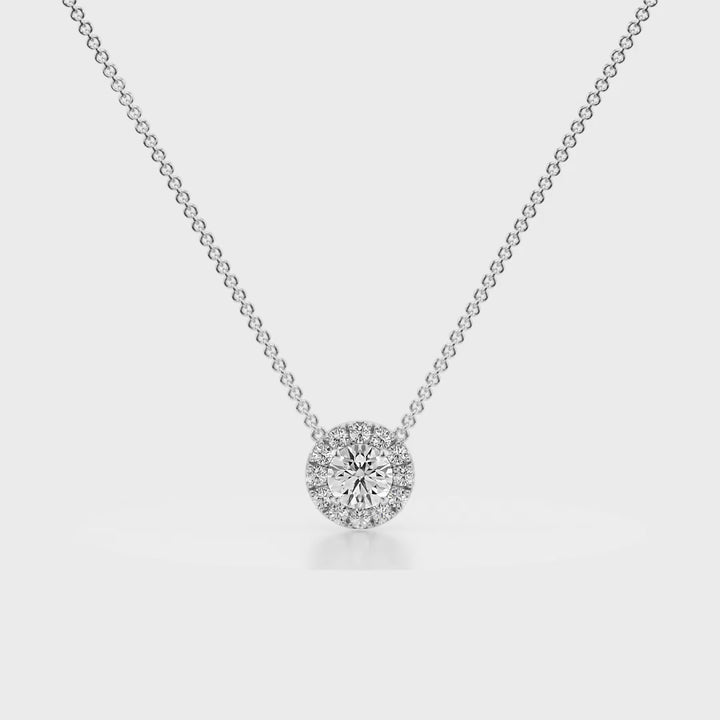 True Sparkle Halo Pendant - P1105