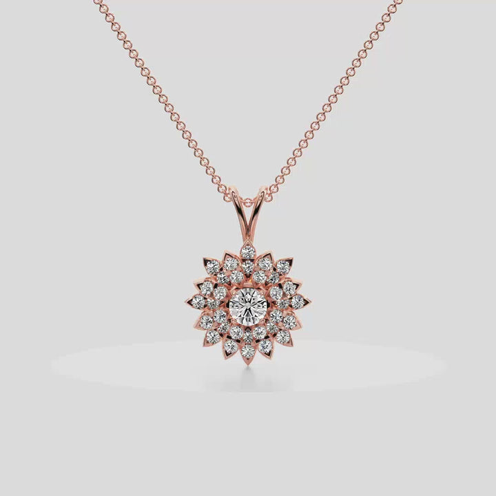 Blossom Diamond Pendent - P1106