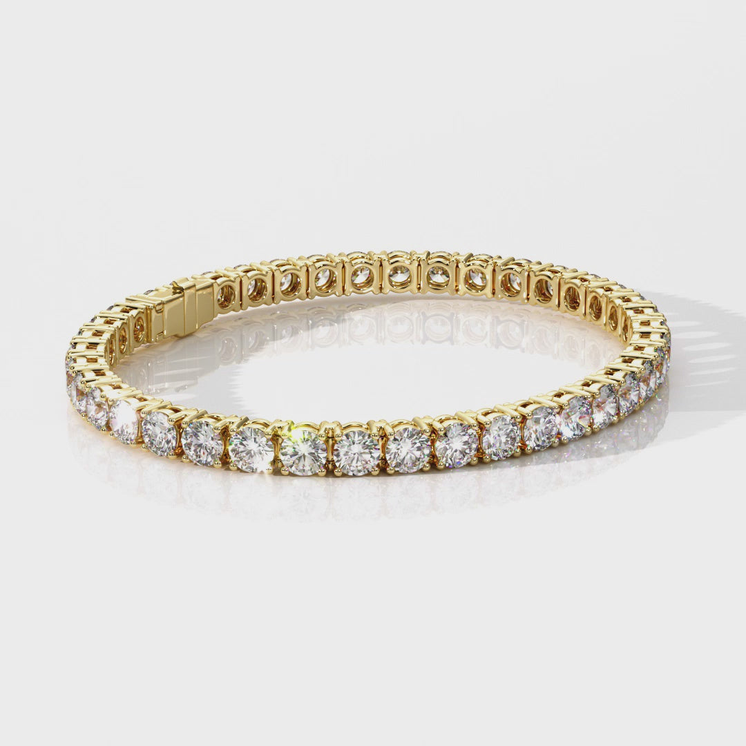 12 ctw Classic Diamond Tennis Bracelet - BC107