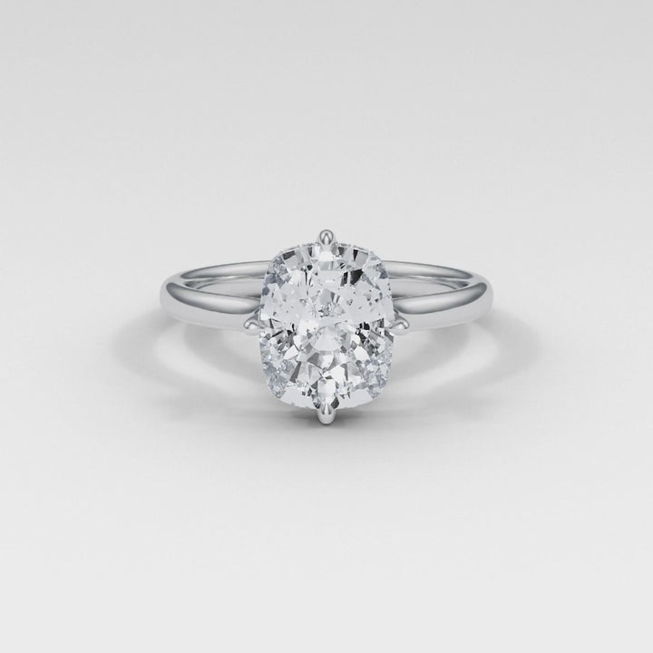 Elongated Cushion Brilliance Ring - R1030