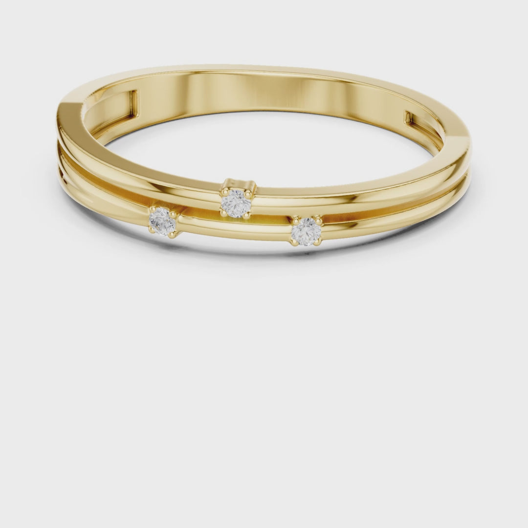 Round Diamond Station Band - B1146