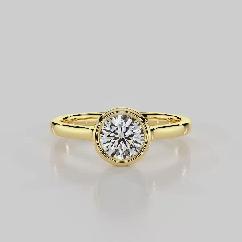 Pure Bond Bezel Engagement Ring - R1010