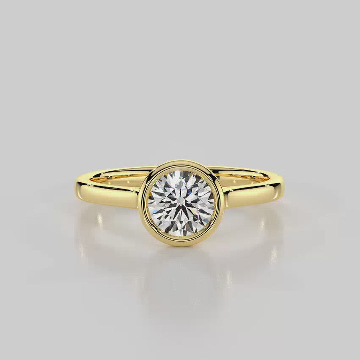 Pure Bond Bezel Engagement Ring - R1010