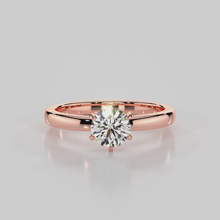 Classic Beauty  Solitaire Engagement Ring - R1008