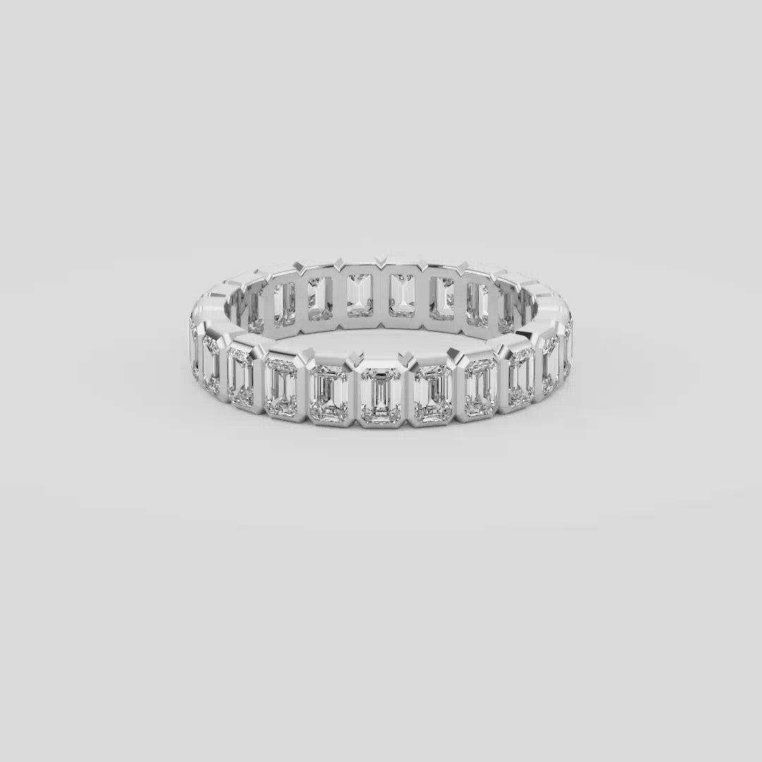 Emerald Mirage Wedding Band - B1014