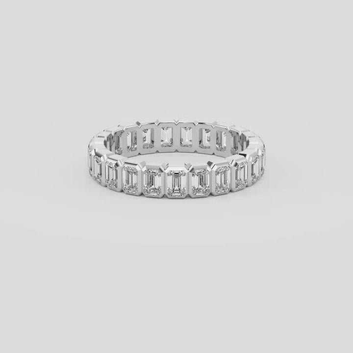 Emerald Mirage Wedding Band - B1014