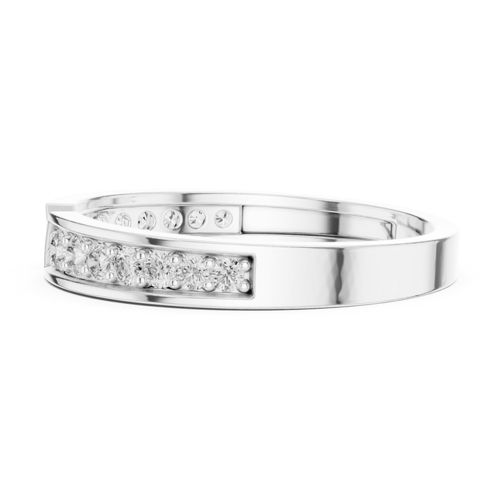 Round 0.24 ctw Diamond Open Band - B1162 in Wedding Bands by 18 KARATS INC.