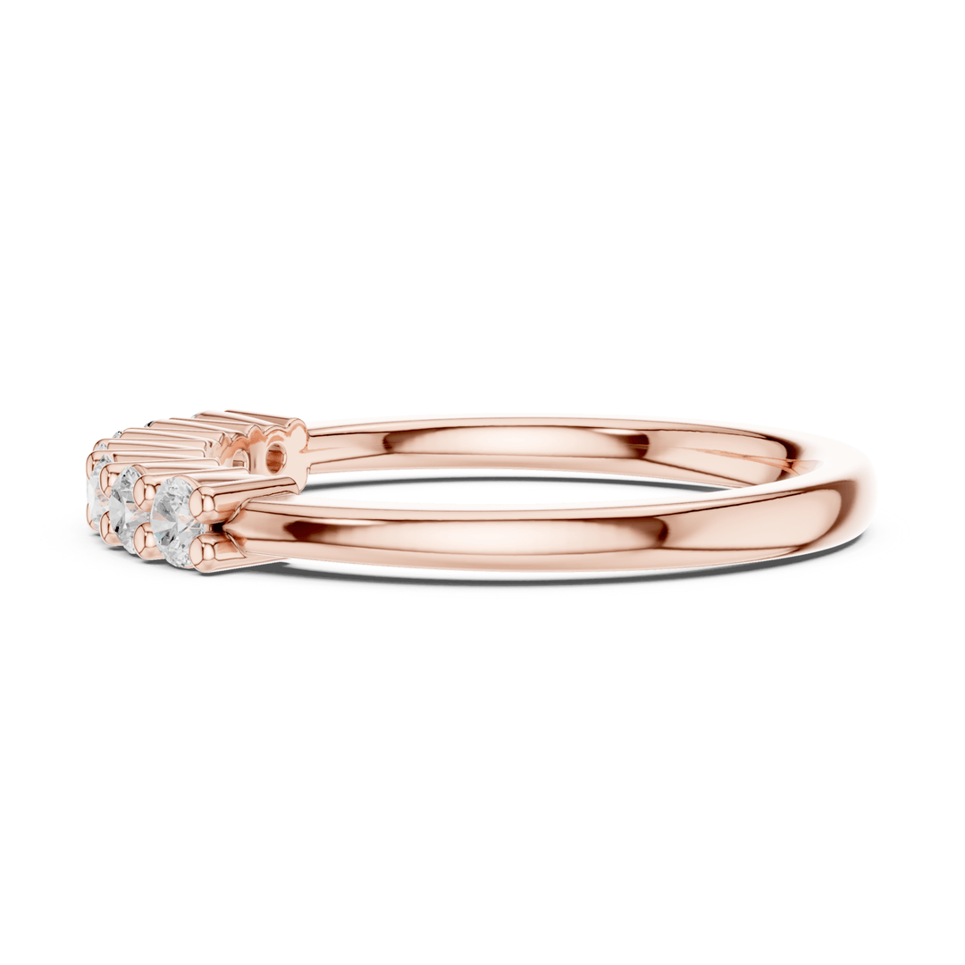 Round 0.24 ctw Diamond Shared Prong Band - B1161 in Wedding Bands by 18 KARATS INC.