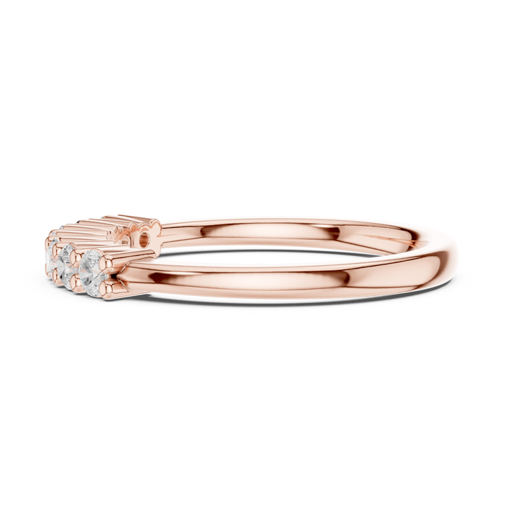 Round 0.24 ctw Diamond Shared Prong Band - B1161 in Wedding Bands by 18 KARATS INC.