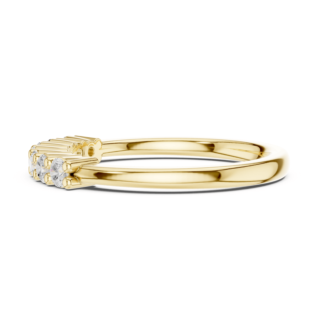 Round 0.24 ctw Diamond Shared Prong Band - B1161 in Wedding Bands by 18 KARATS INC.