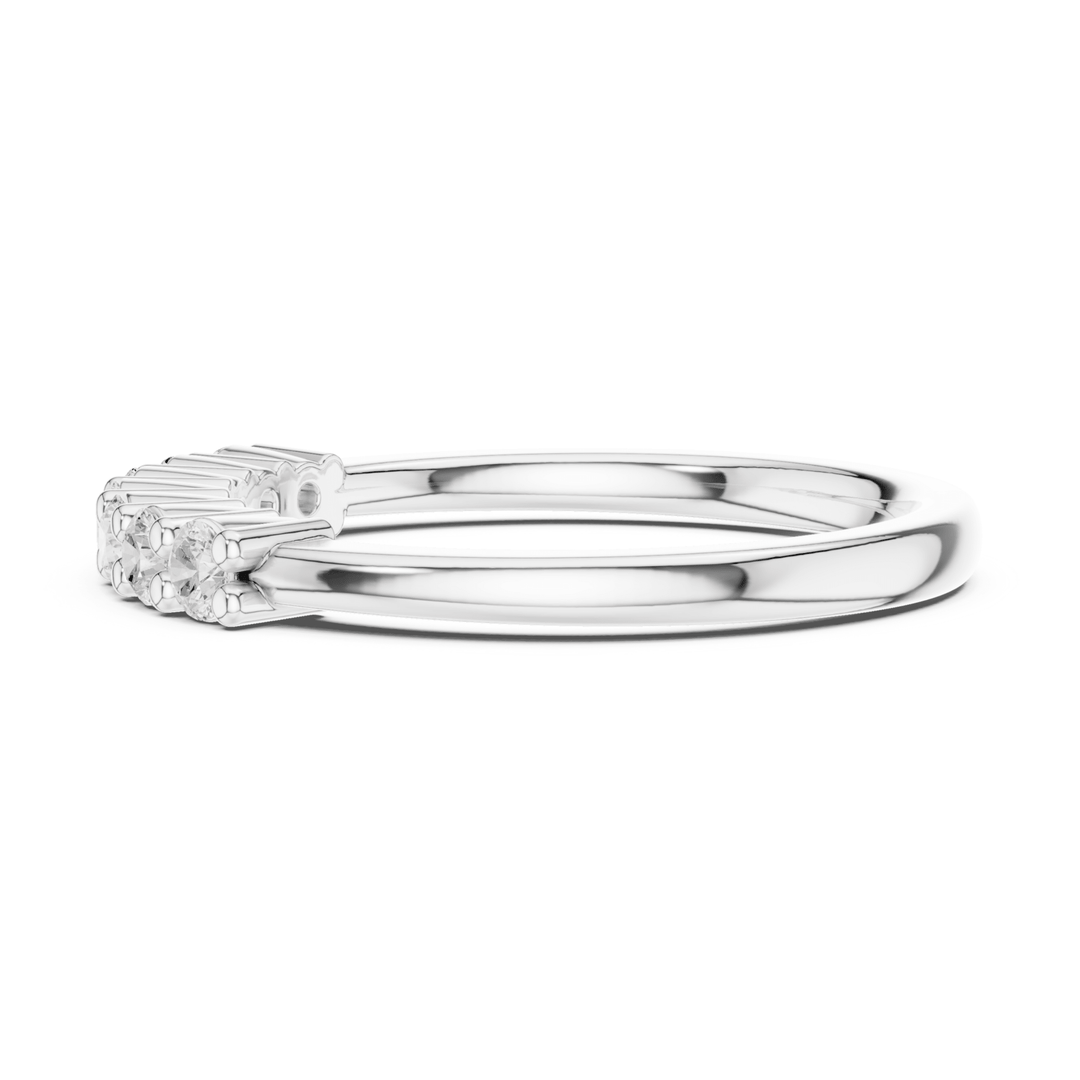 Round 0.24 ctw Diamond Shared Prong Band - B1161 in Wedding Bands by 18 KARATS INC.