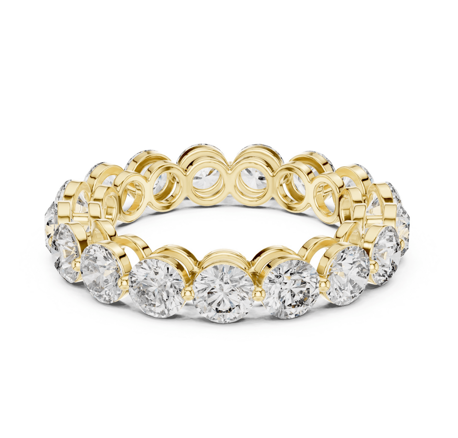 Round 4 ctw Diamond Eternity Band - B1124 in Wedding Bands by 18 KARATS INC.