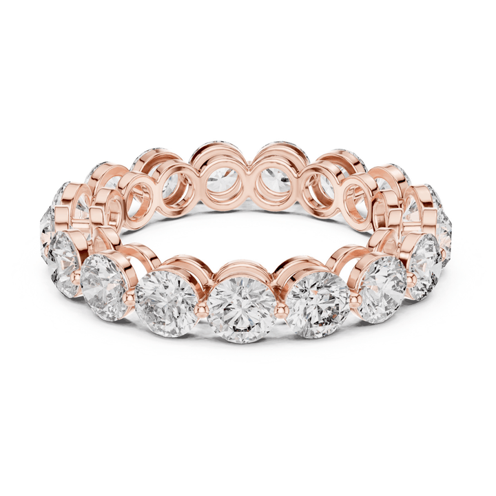 Round 4 ctw Diamond Eternity Band - B1124 in Wedding Bands by 18 KARATS INC.