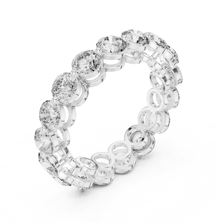 Round 4 ctw Diamond Eternity Band - B1124 in Wedding Bands by 18 KARATS INC.