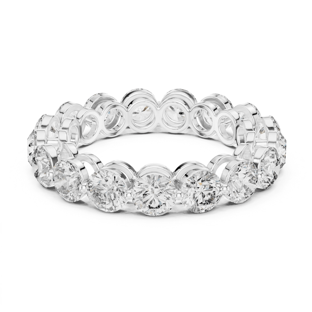Round 4 ctw Diamond Eternity Band - B1124 in Wedding Bands by 18 KARATS INC.