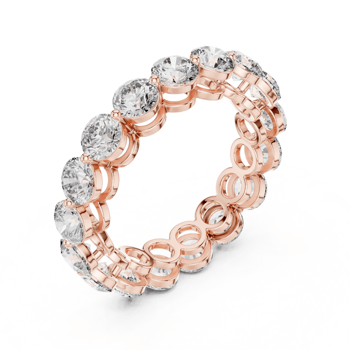 Round 4 ctw Diamond Eternity Band - B1124 in Wedding Bands by 18 KARATS INC.