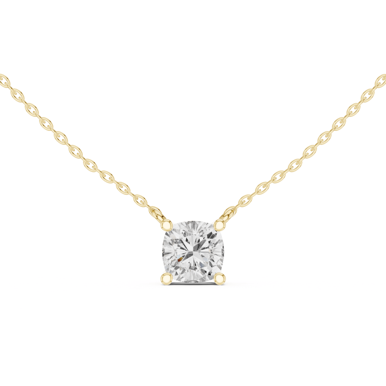 Round Cut Diamond Solitaire Pendant – P1134RD in Necklace by 18 KARATS INC.