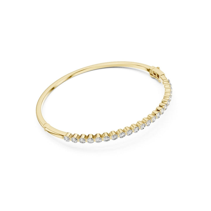 Round Diamond Bangle Bracelet - BC110 in Bracelet by 18 KARATS INC.