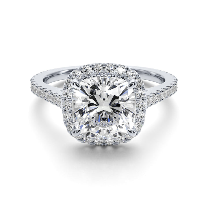 Royal Elegance Engagement Ring -  R1204 in Ring by 18 KARATS