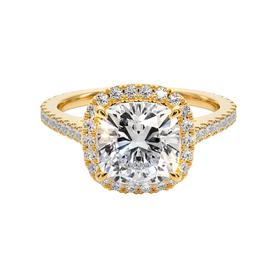 Royal Elegance Engagement Ring -  R1204 in Ring by 18 KARATS