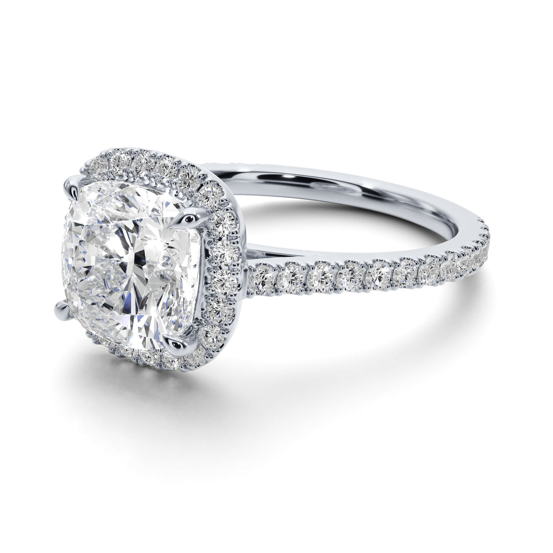 Royal Elegance Engagement Ring -  R1204 in Ring by 18 KARATS
