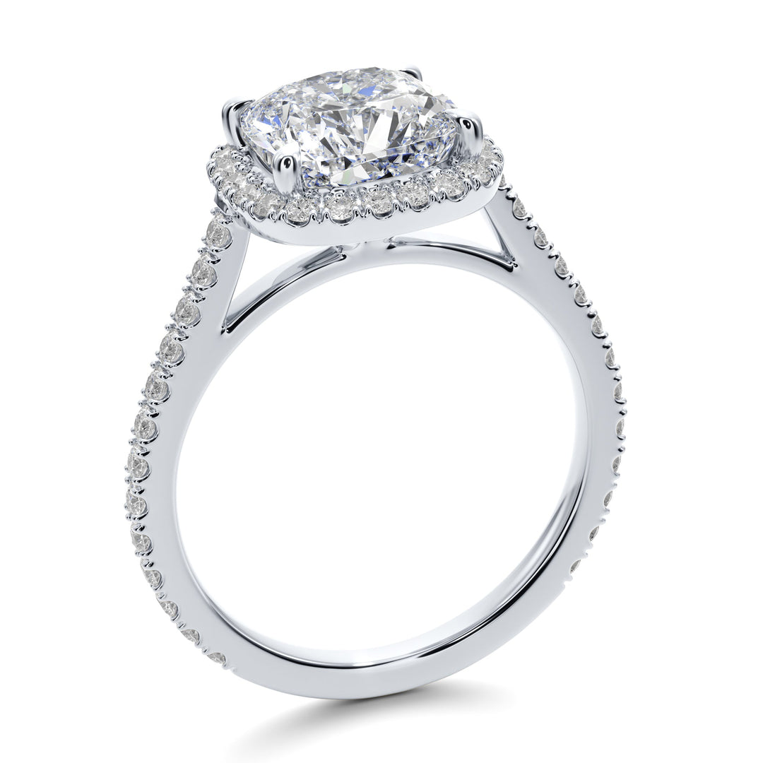 Royal Elegance Engagement Ring -  R1204 in Ring by 18 KARATS