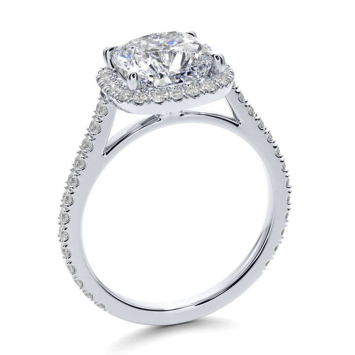 Royal Elegance Engagement Ring -  R1204 in Ring by 18 KARATS