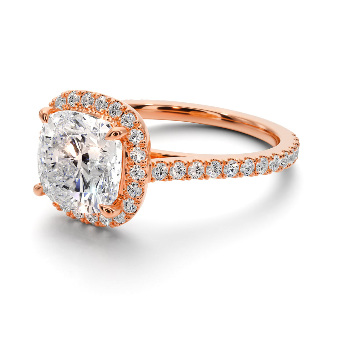 Royal Elegance Engagement Ring -  R1204 in Ring by 18 KARATS