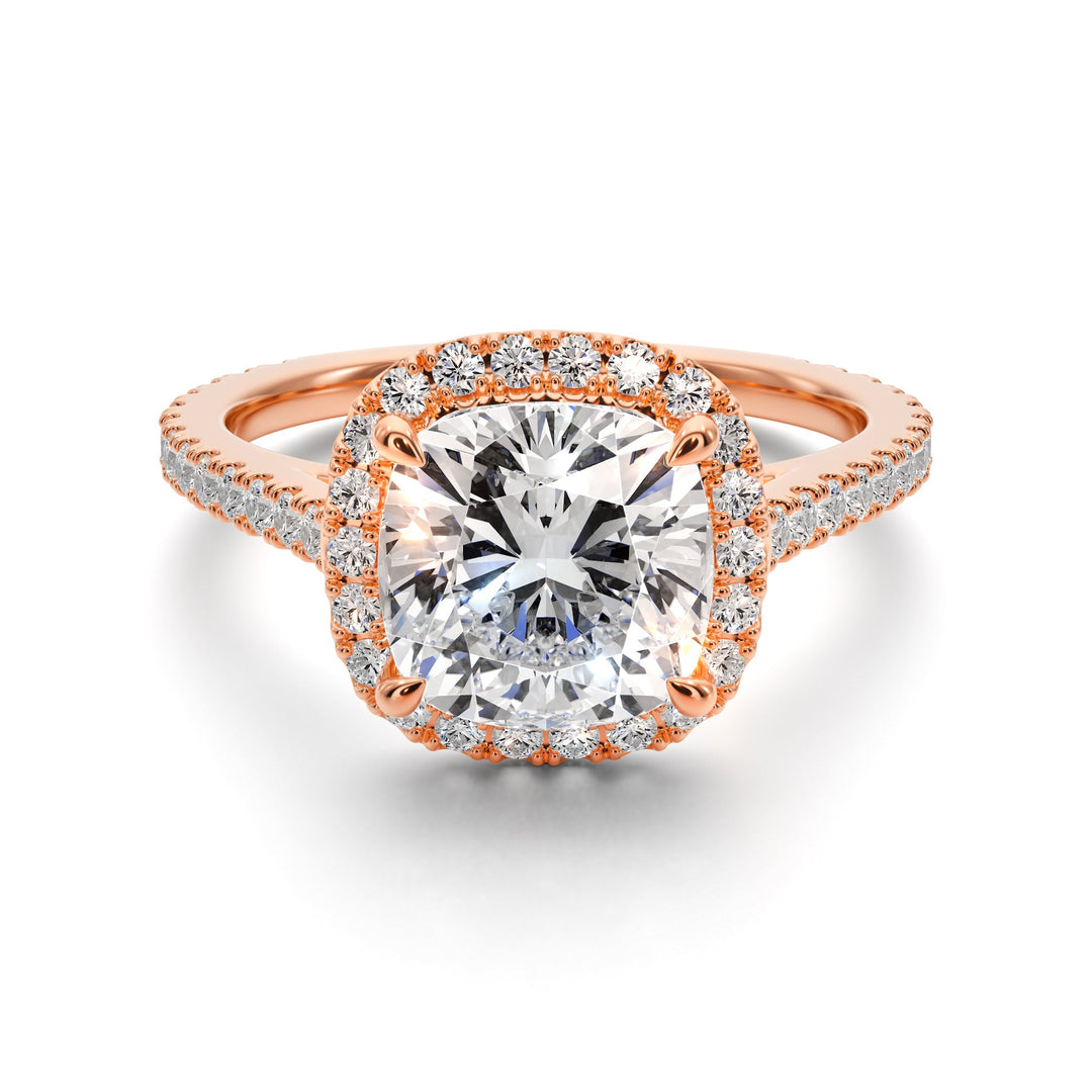 Royal Elegance Engagement Ring -  R1204 in Ring by 18 KARATS