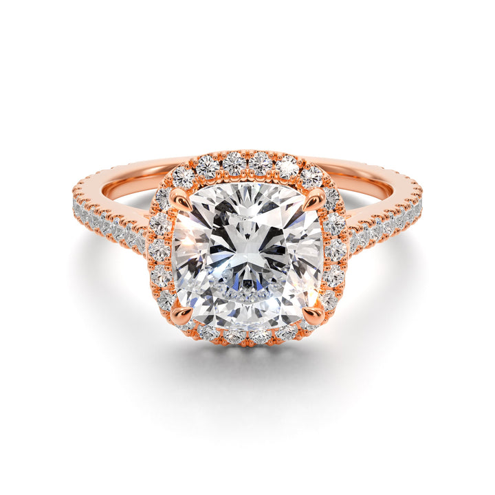 Royal Elegance Engagement Ring -  R1204 in Ring by 18 KARATS