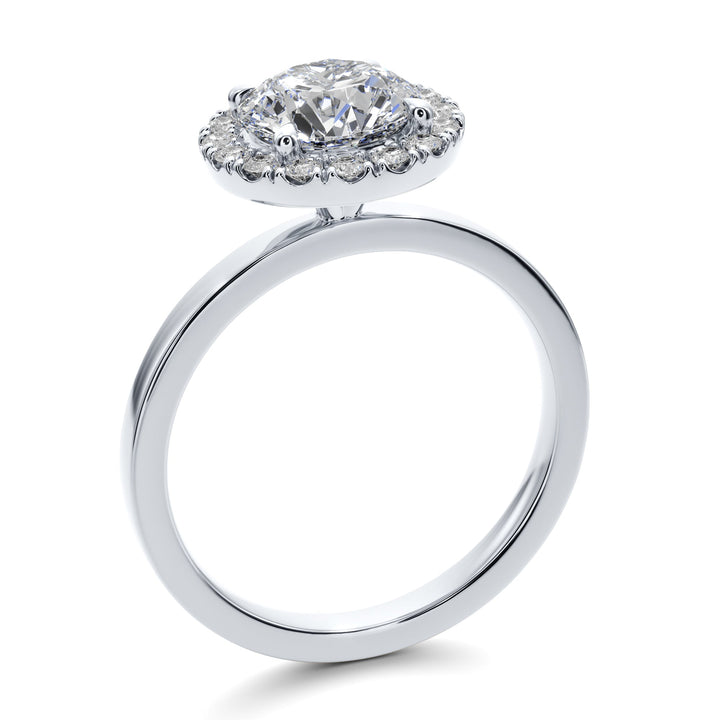 Royal Embrace Engagement Ring -  R1202 in Ring by 18 KARATS
