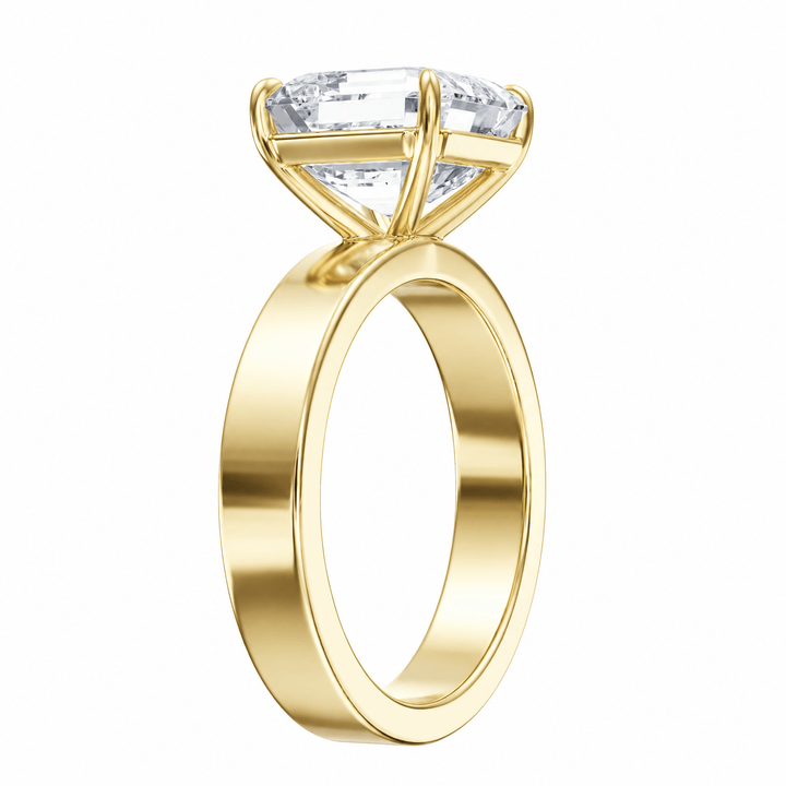 Serene Asscher Diamond Engagement Ring in Ring by 18 KARATS INC.
