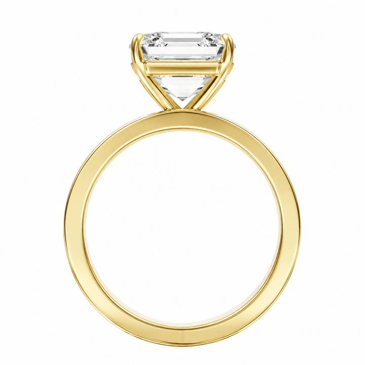 Serene Asscher Diamond Engagement Ring in Ring by 18 KARATS INC.