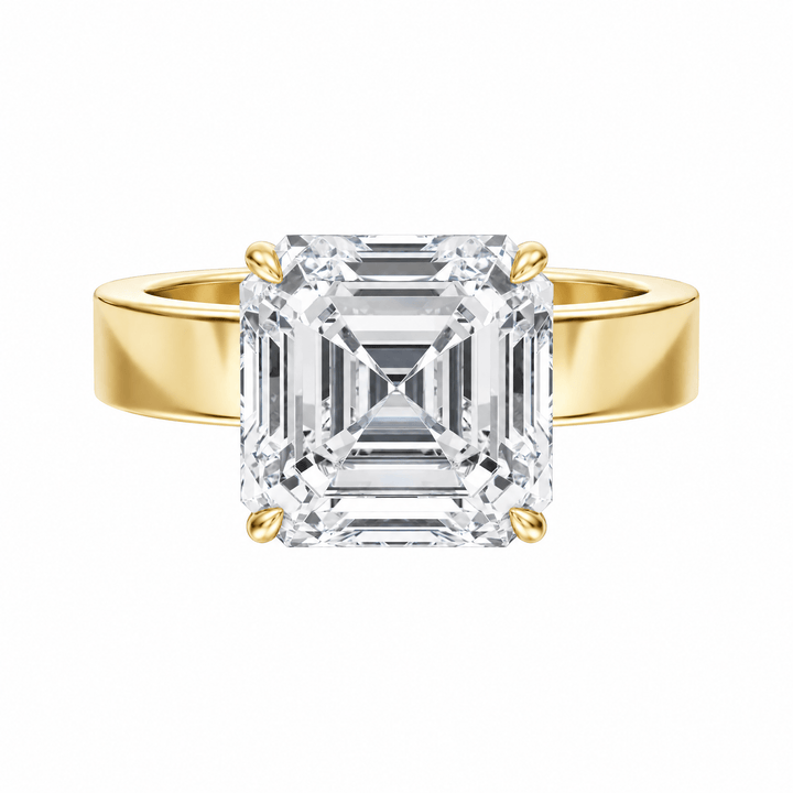 Serene Asscher Diamond Engagement Ring in Ring by 18 KARATS INC.