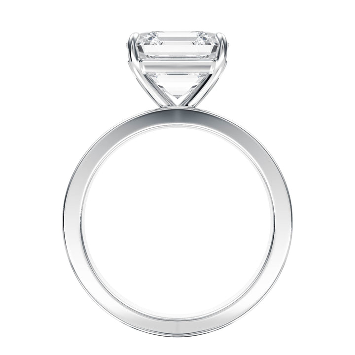 Serene Asscher Diamond Engagement Ring - R1056 in Ring by 18 KARATS INC.