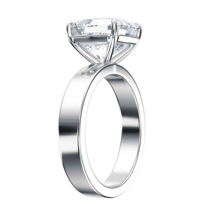 Serene Asscher Diamond Engagement Ring - R1056 in Ring by 18 KARATS INC.