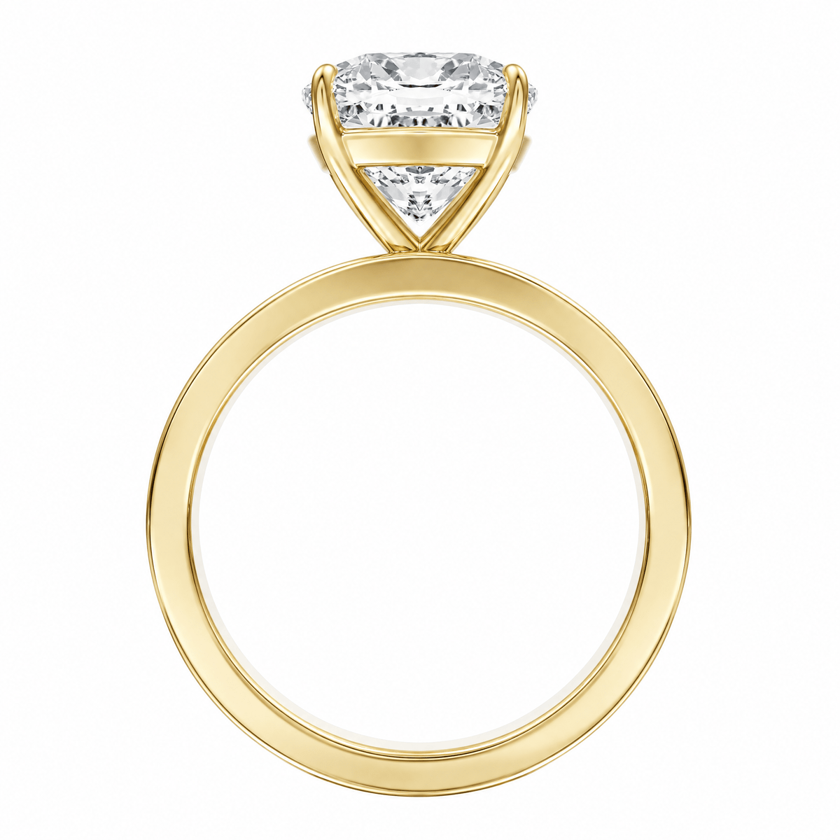 Serene Cushion Diamond Engagement Ring in Ring by 18 KARATS INC.
